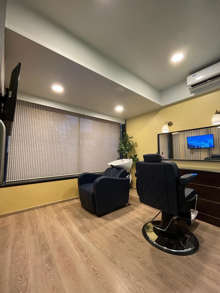 Premium Hair Lounge Cabin Interior